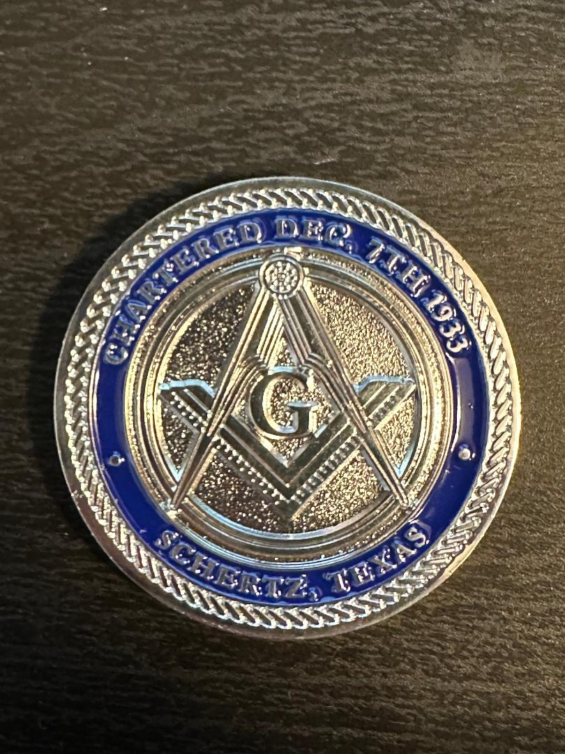 Randolph Lodge No. 1268 Masonic Challenge Coin – Limited Edition