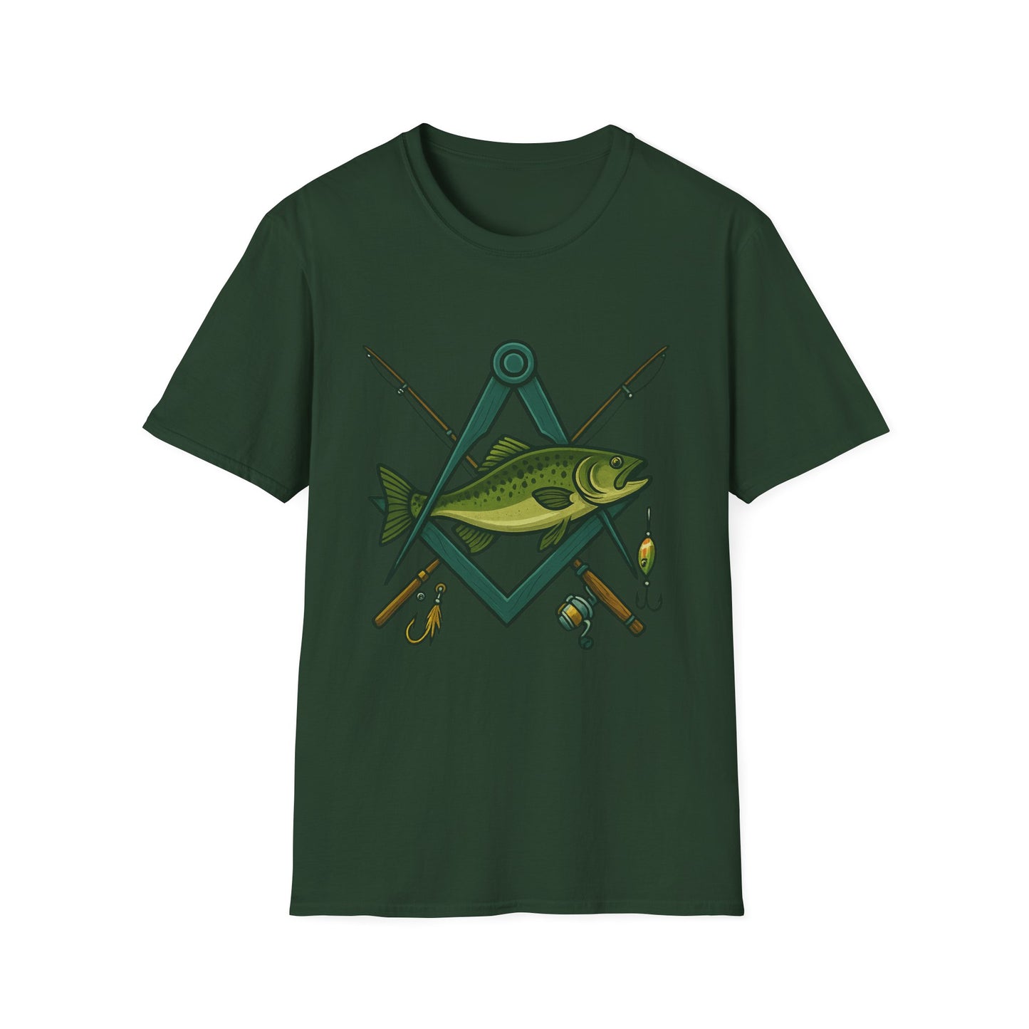 “Hooked on the Craft” – Masonic Fishing Tee