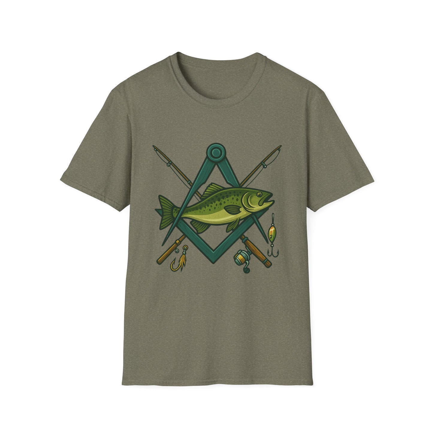 “Hooked on the Craft” – Masonic Fishing Tee