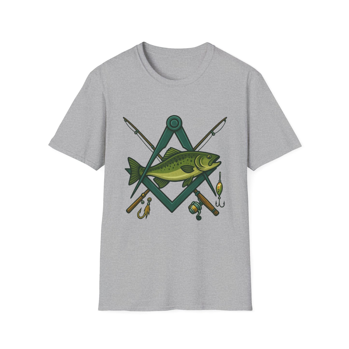 “Hooked on the Craft” – Masonic Fishing Tee