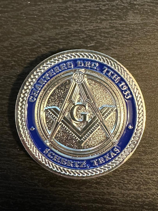 Randolph Lodge No. 1268 Masonic Challenge Coin – Limited Edition